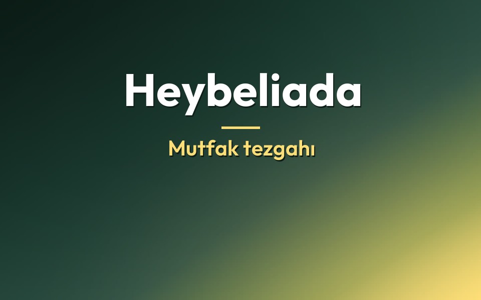 Heybeliada Mutfak tezgahı